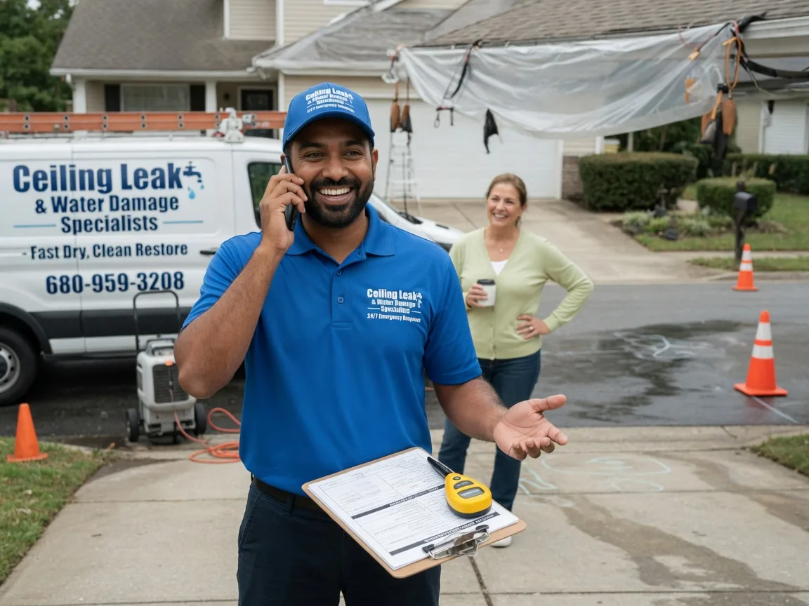 Ceiling Leak Cleanup Emmett, KS FAQs
